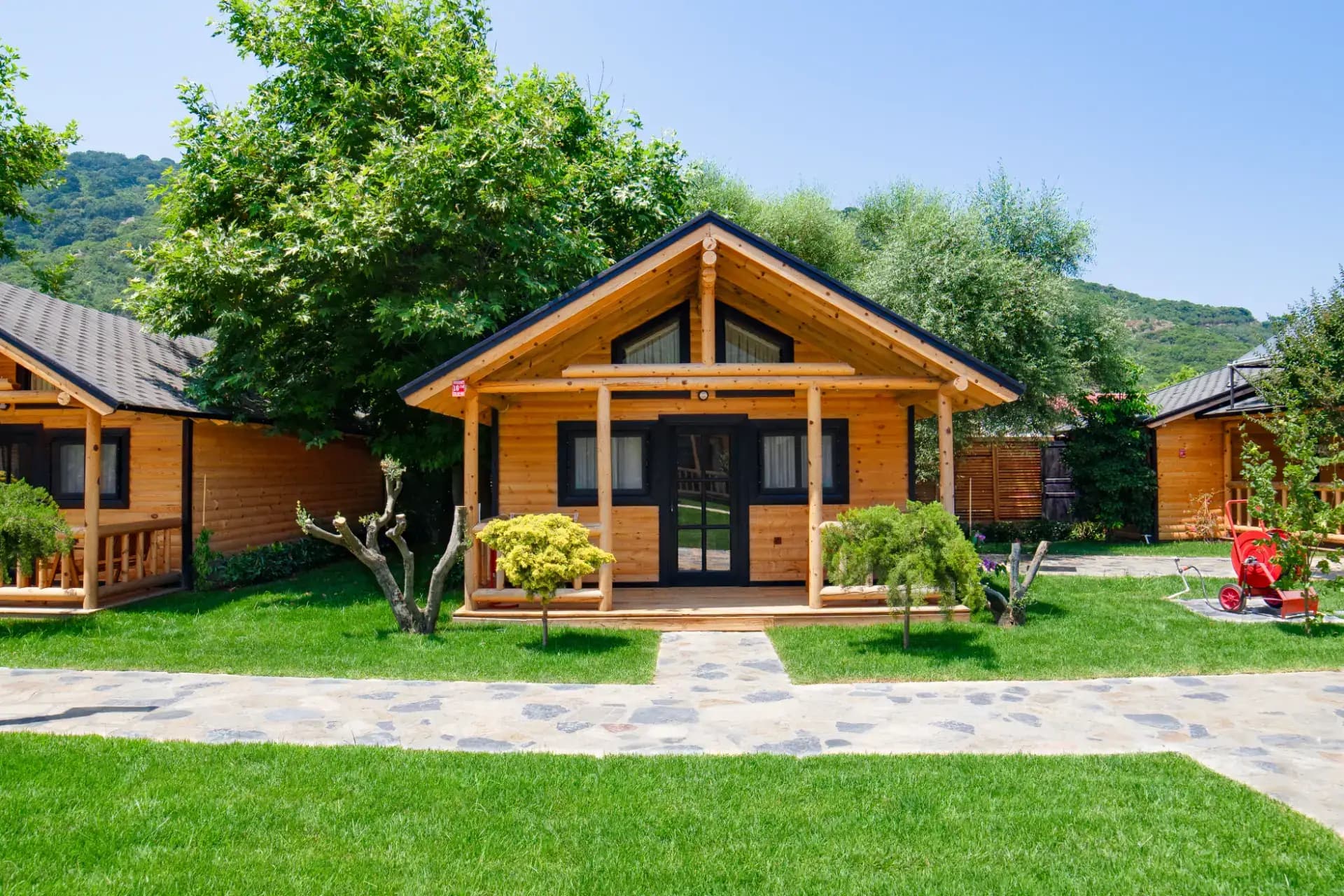 Bahçeli bungalov ev