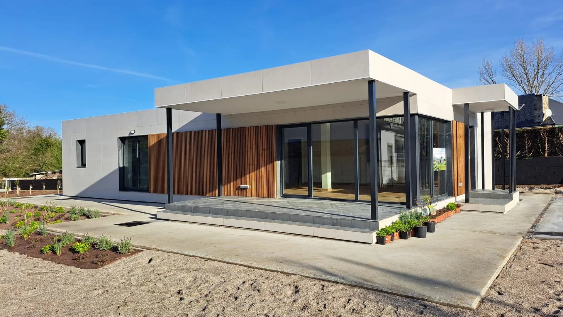 Prefabrik ev görünümü