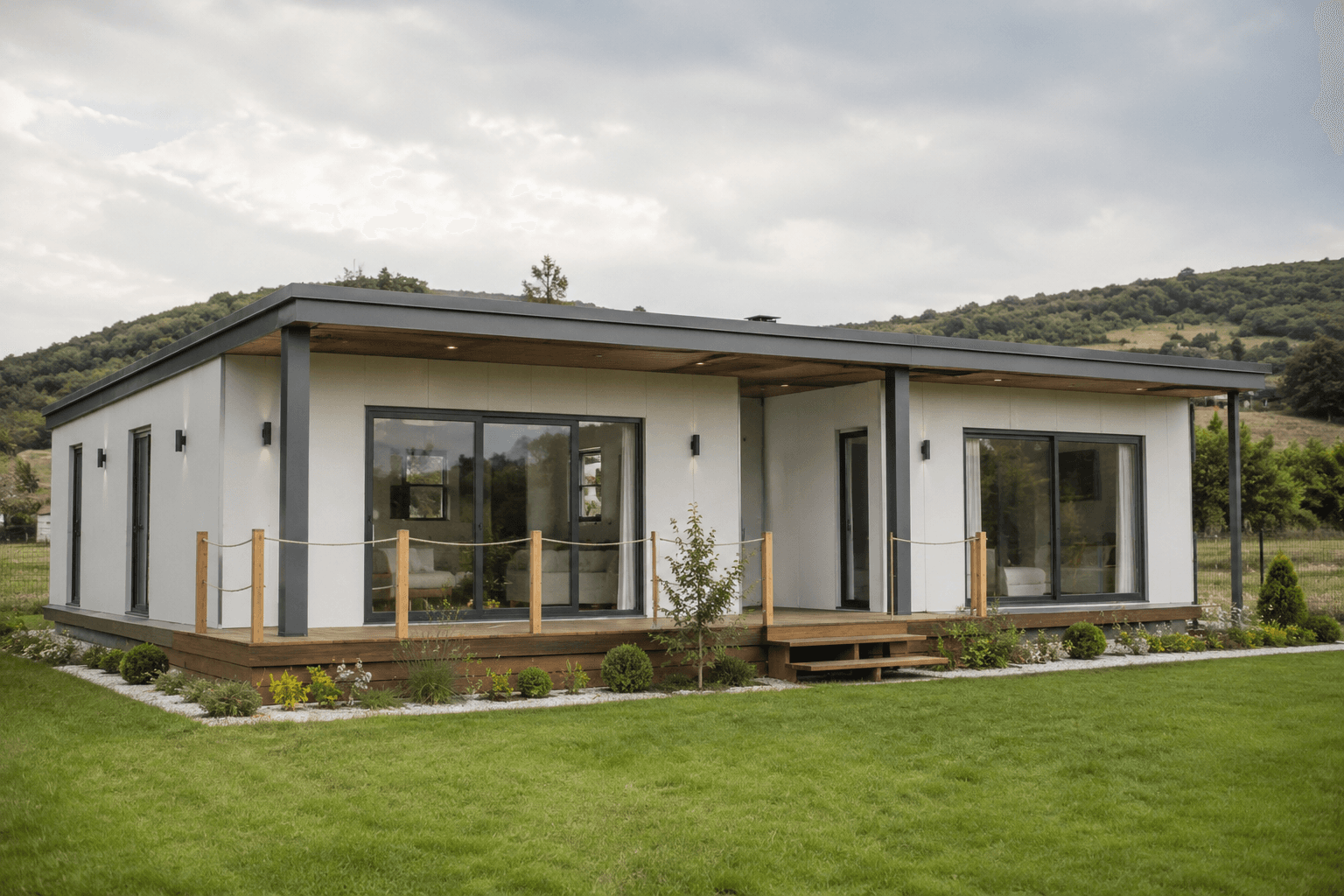 Prefabrik ev dış görünümü